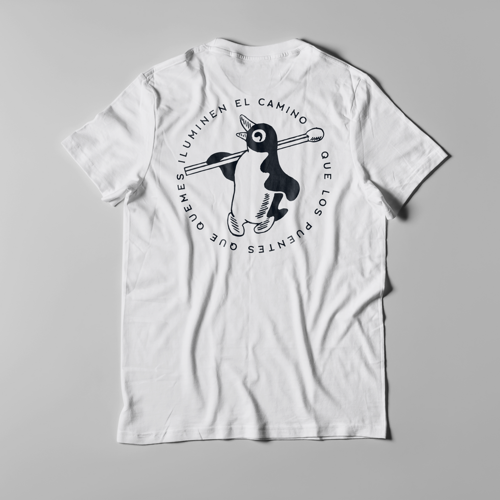 Pinguino Pirómano Blanca