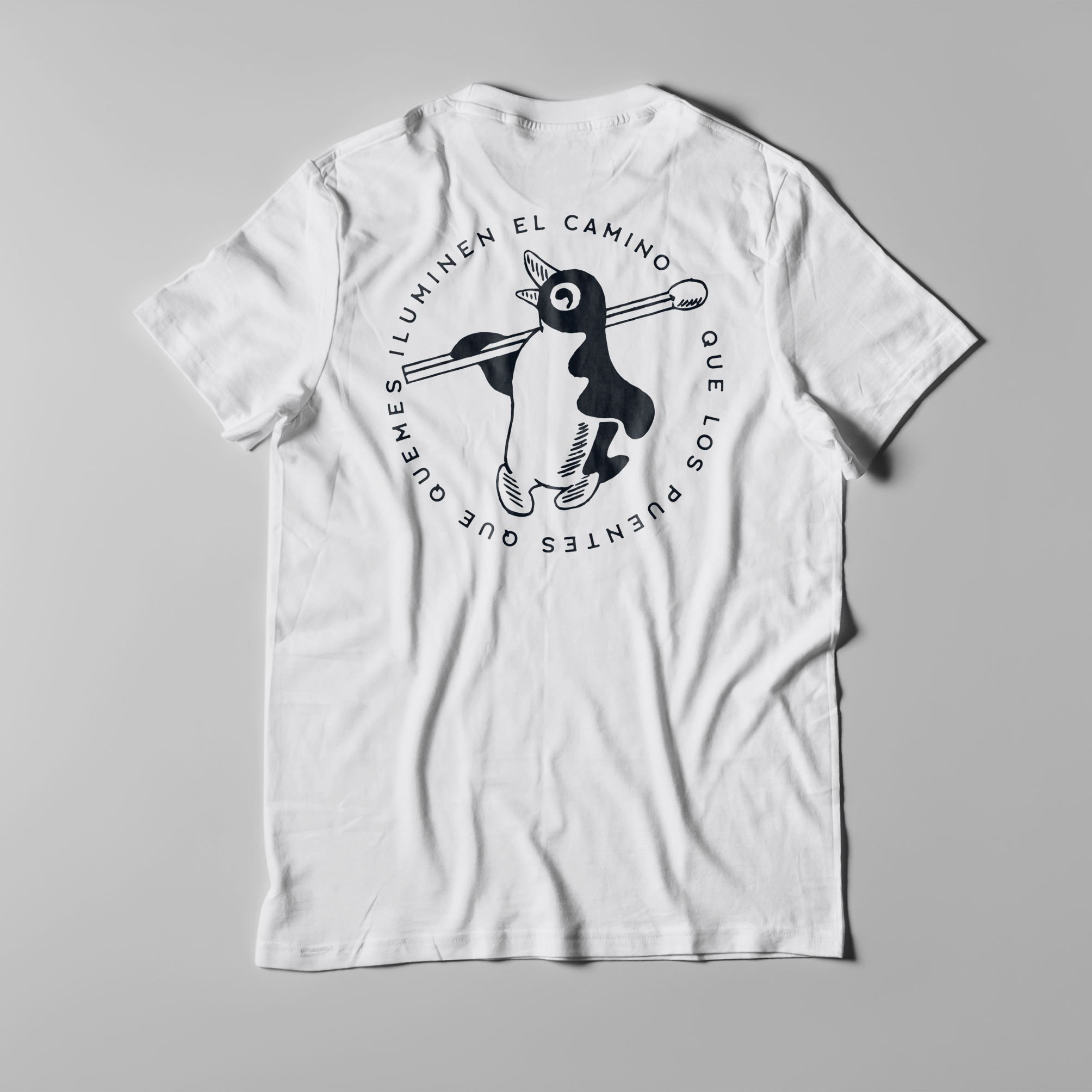 Pinguino Pirómano Blanca