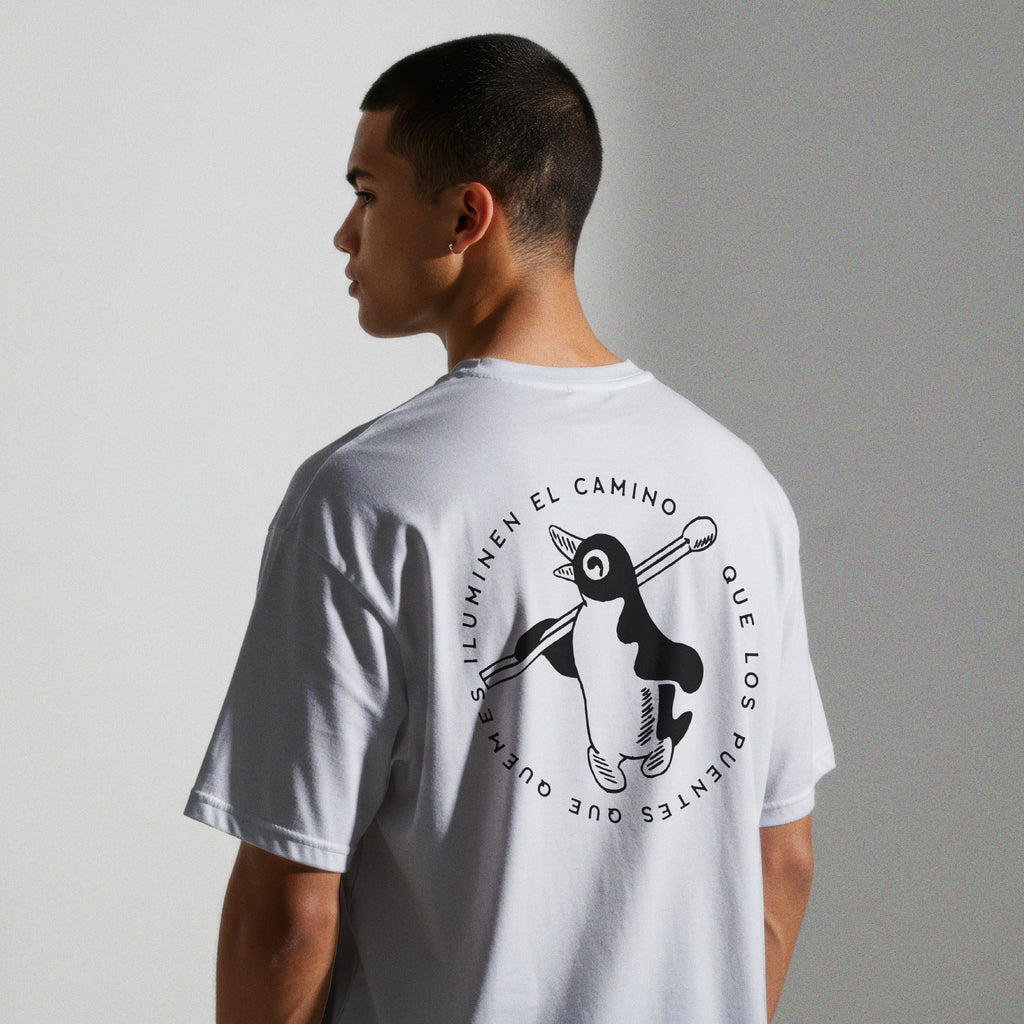 Pinguino Pirómano Blanca